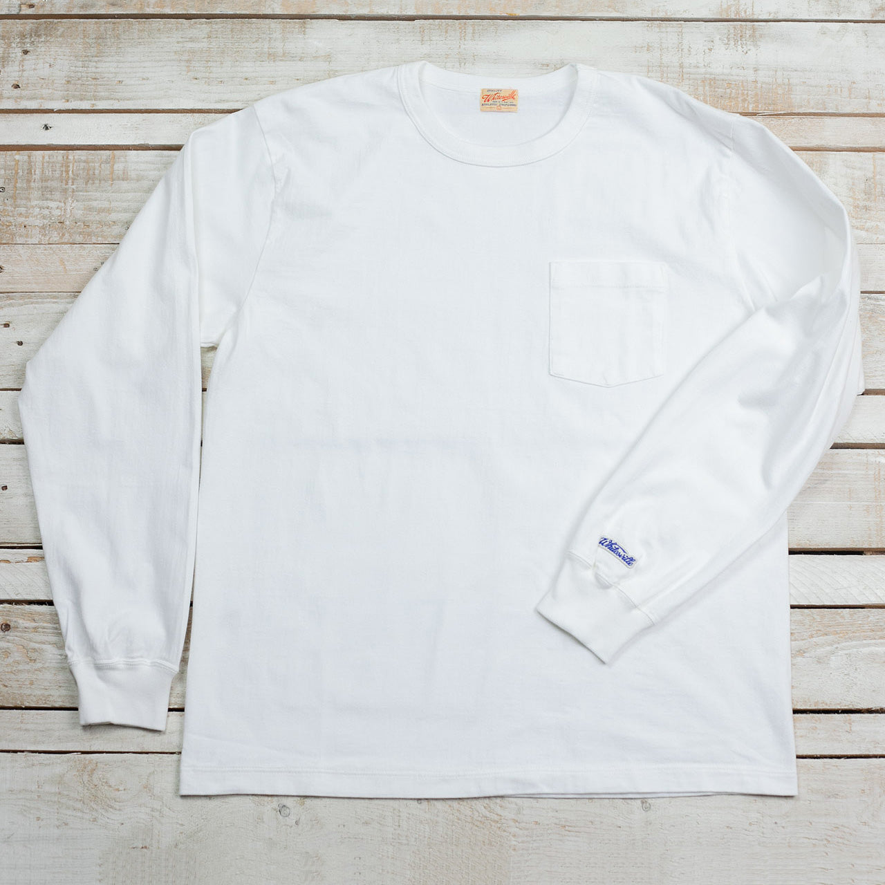 WV68849 Whitesville Longsleeve Pocket Tee Off White