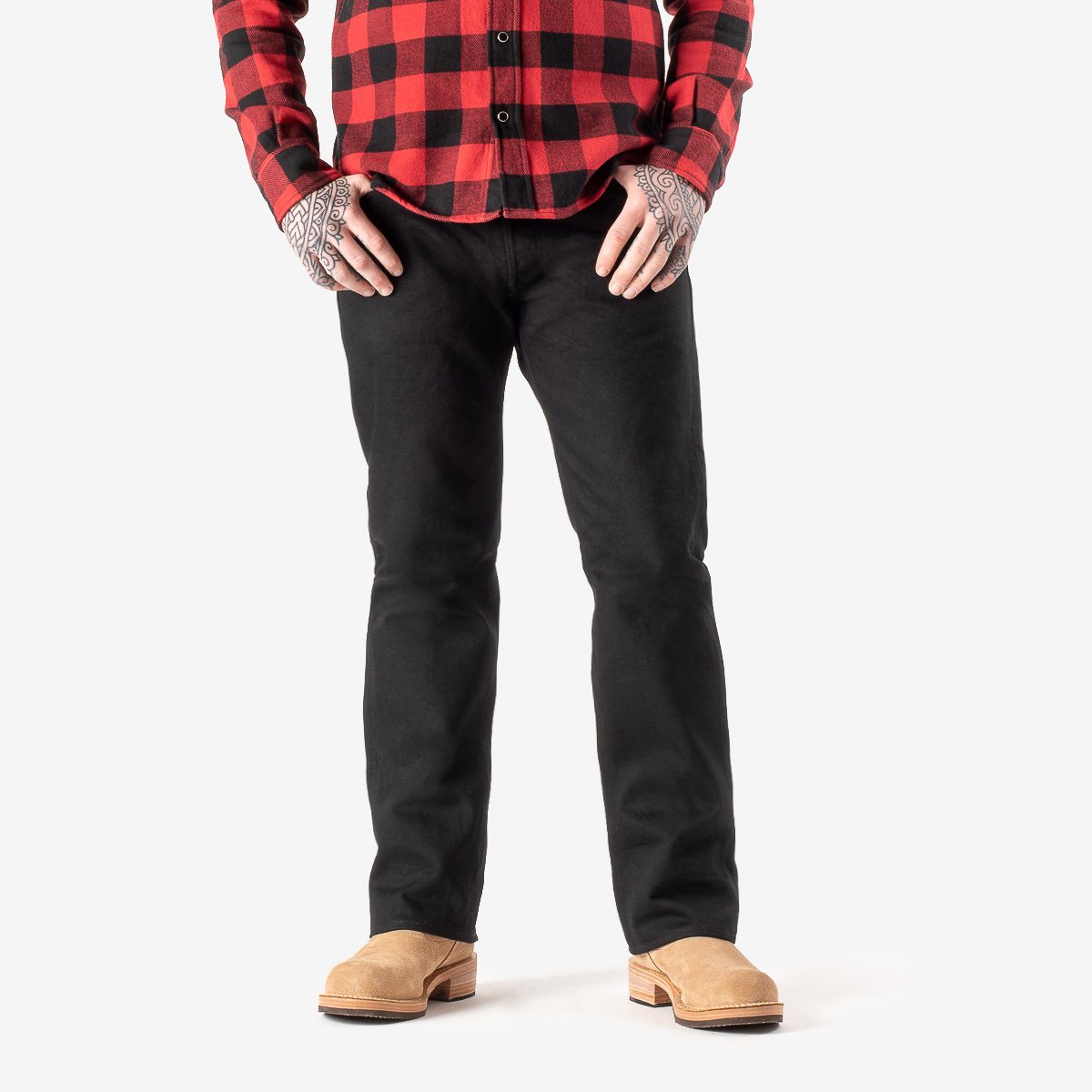 IRON HEART IH-634S-142bb 14oz Straight Cut Black