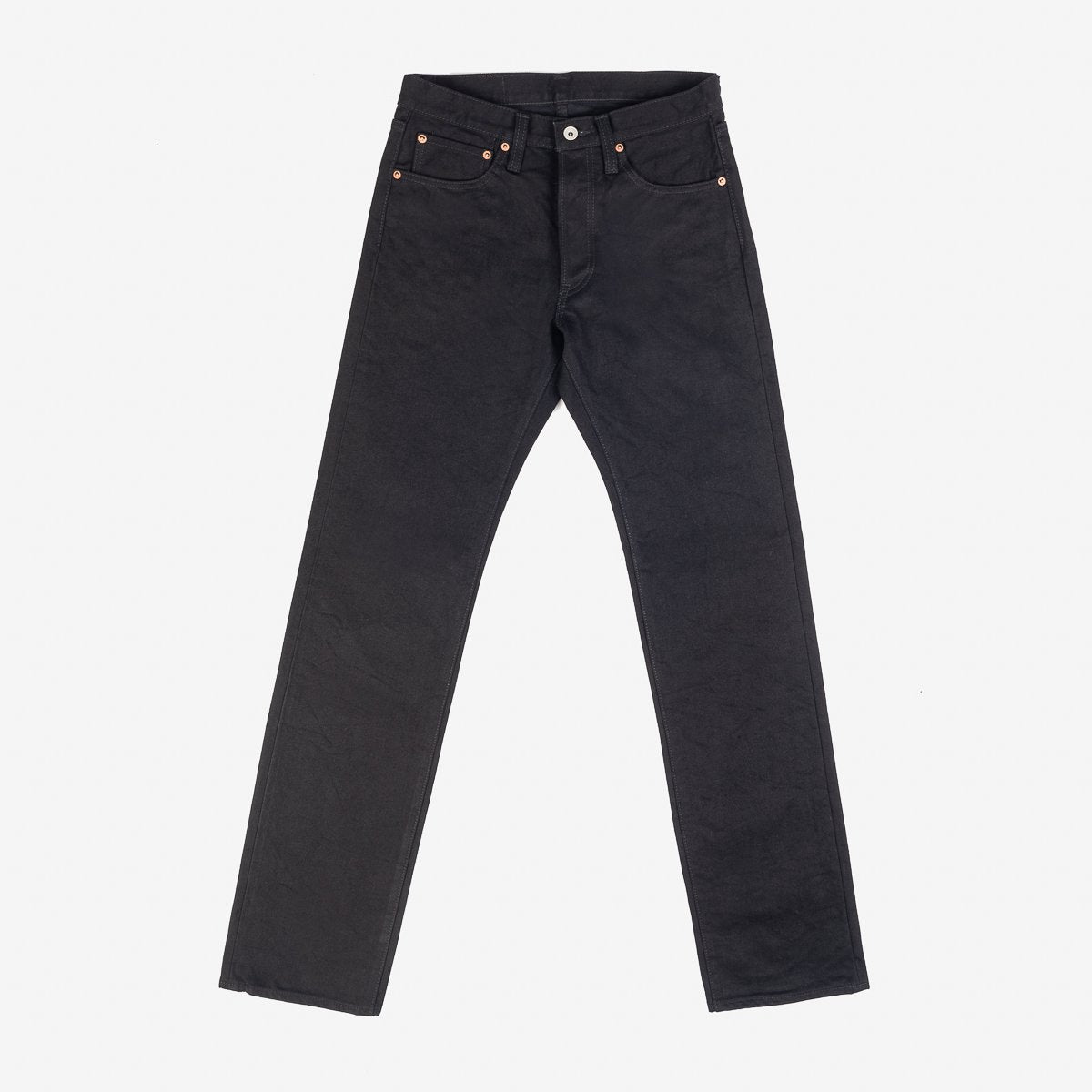 IH-634S-142bb 14oz Straight Cut Black/Black