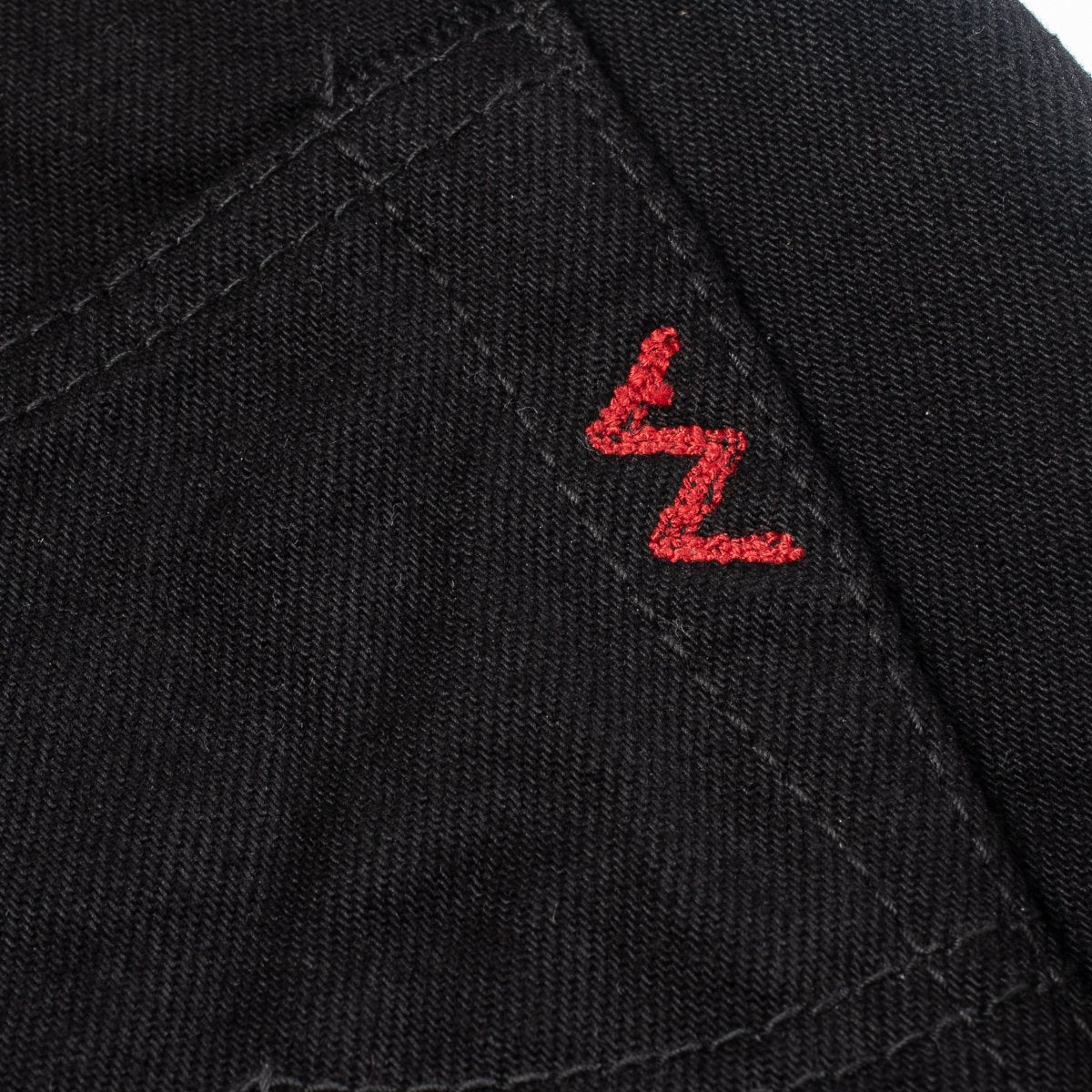 IH-634S-142bb 14oz Straight Cut Black/Black