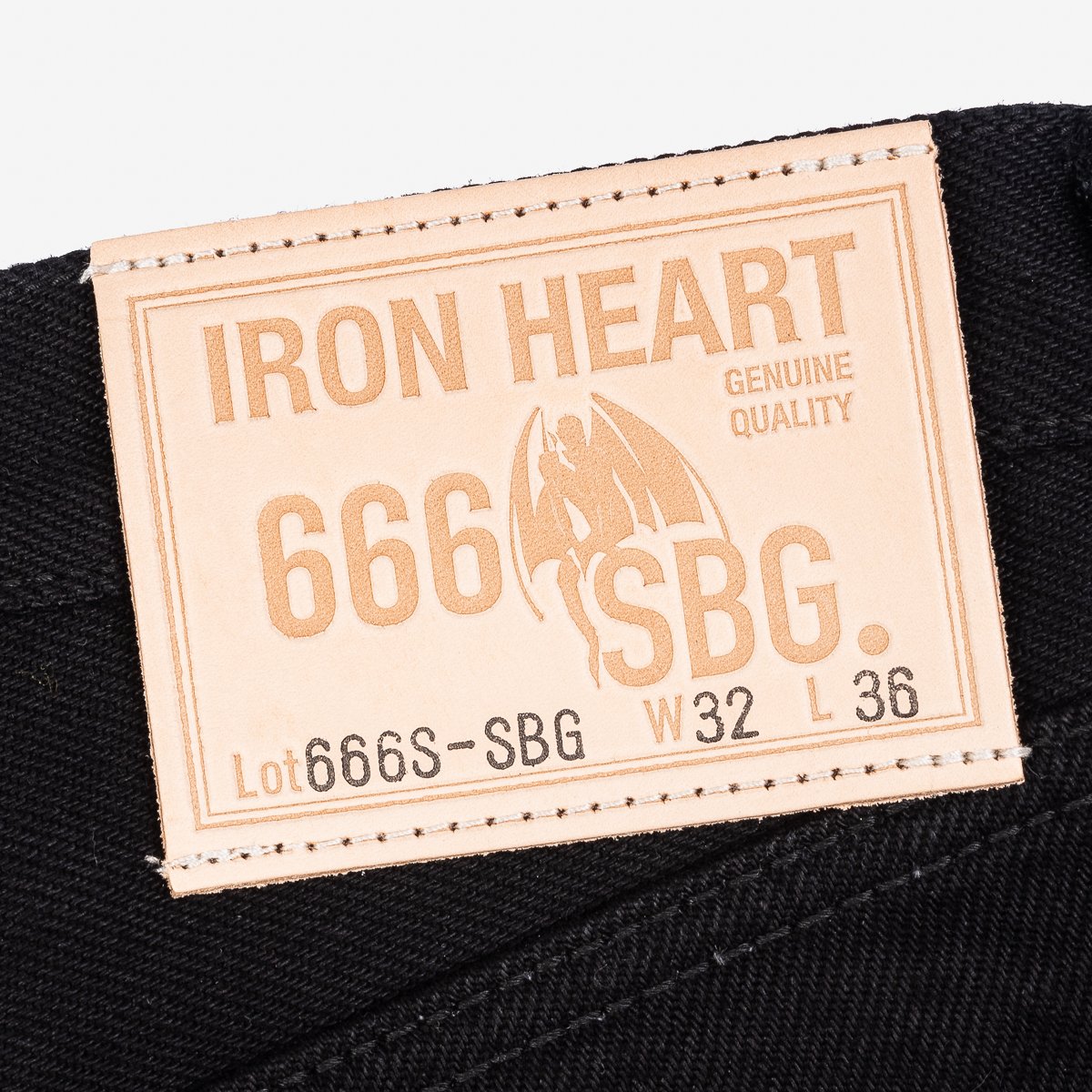 IH-666S-SBG 21oz Slim Straight Cut Superblack