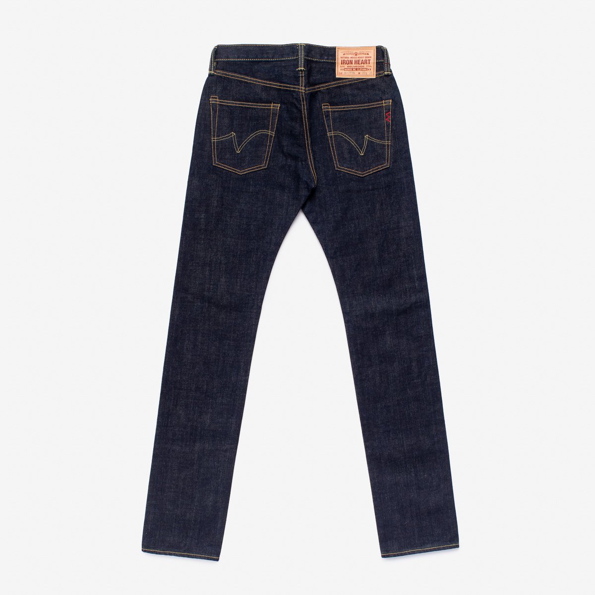 IH-777N 17oz Slim Tapered Natural Indigo