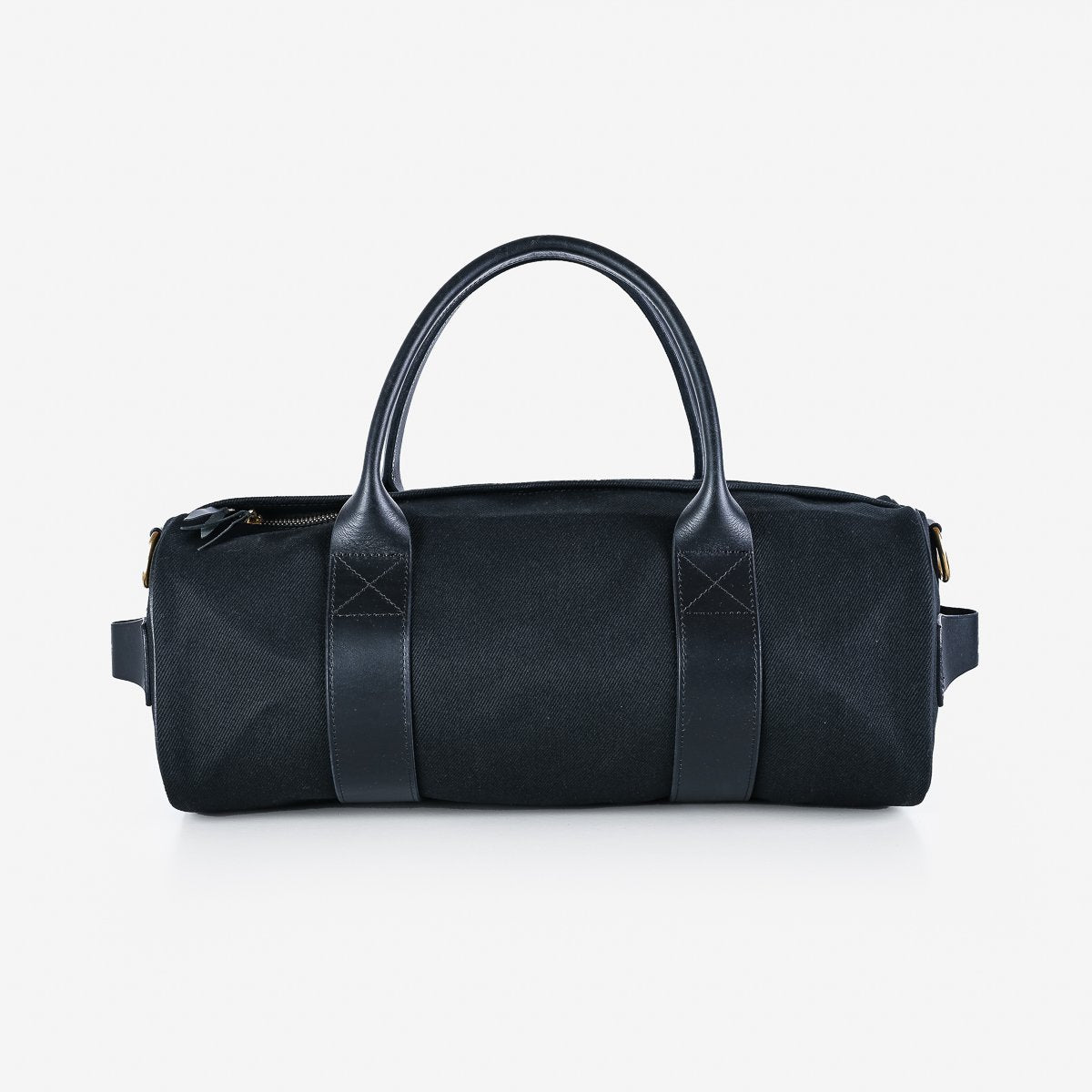 IHE-24 21oz Denim Buttero Leather Holdall Superblack