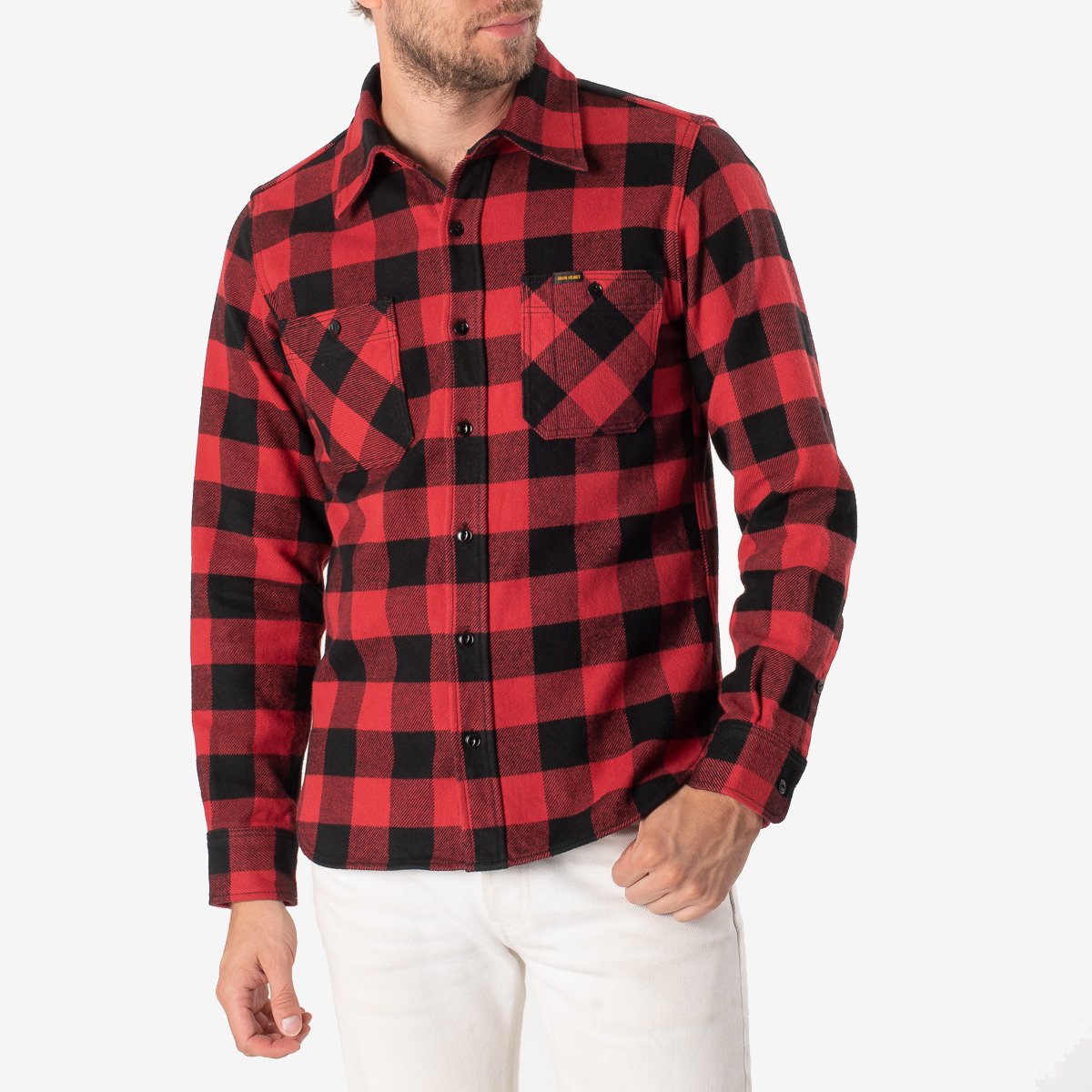 IHSH-244 Work Shirt Buffalo Check Rot