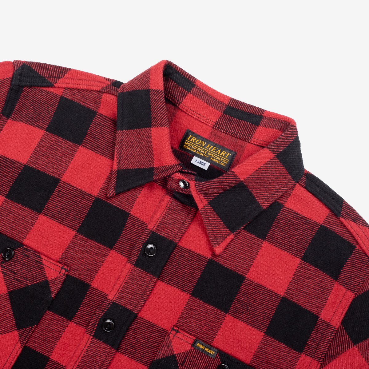 IHSH-244 Work Shirt Buffalo Check Rot