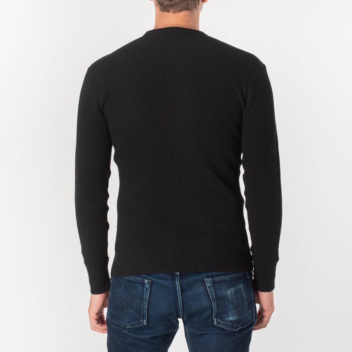 IHTL-1301 Waffle Long Sleeved Thermal Top Schwarz