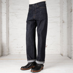 14 oz. Denim Pants Wide Straight Dark Indigo 