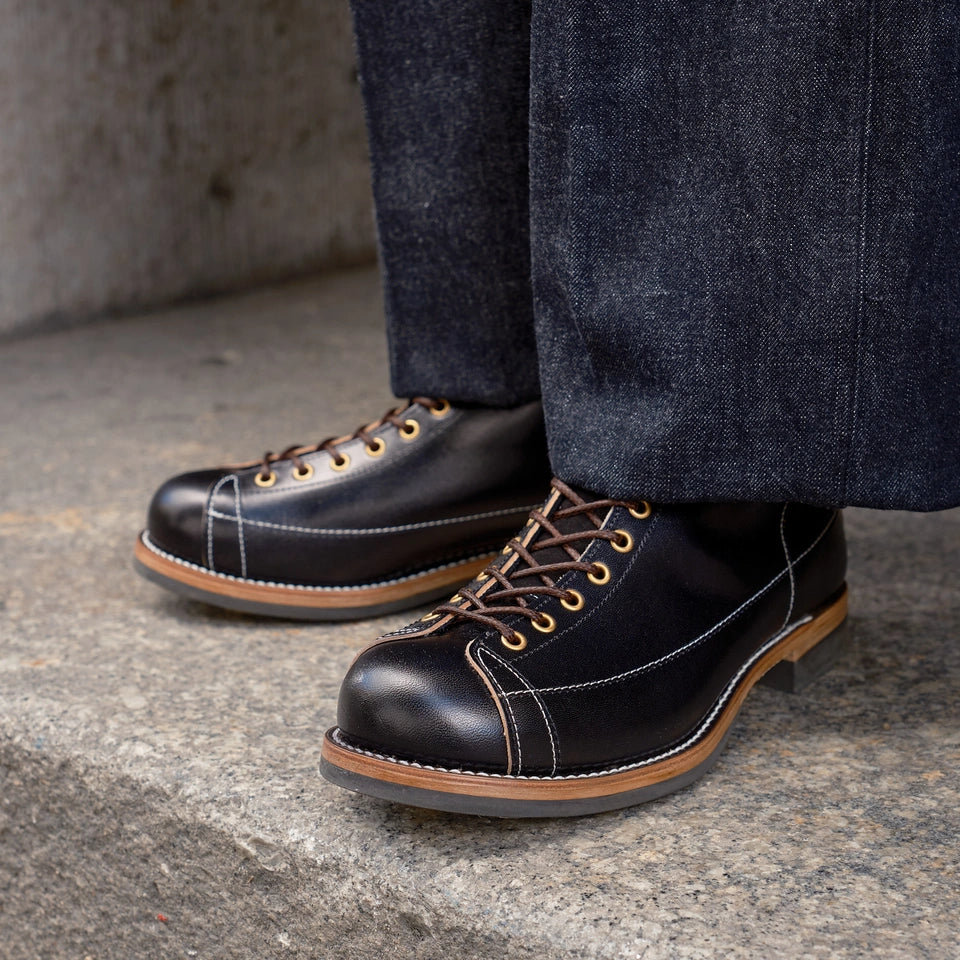 Ten Mile Work Boots Horsehide Buttock Noir