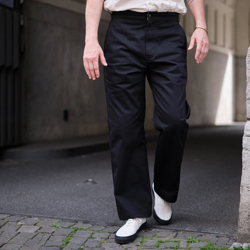 Deck Shoes Canvas Ox Low Natural / Black Sole
