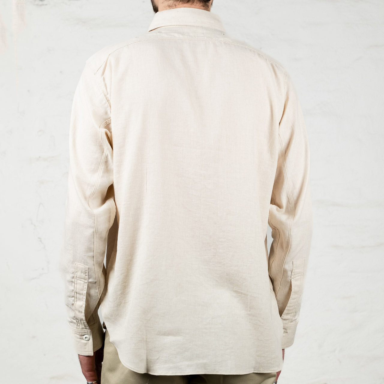 Big Yank C1920 Shirts Flyer Cotton Linen Natural