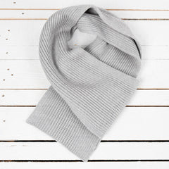 Wide Scarf Light Grey