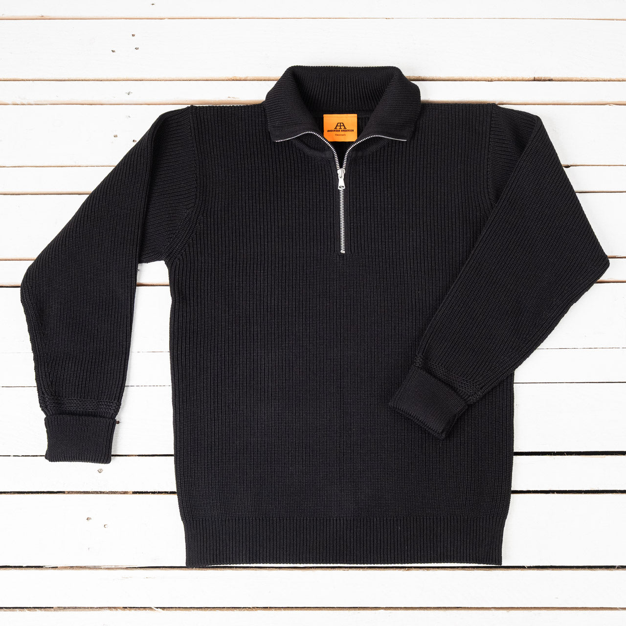 Sailor Half-Zip Black