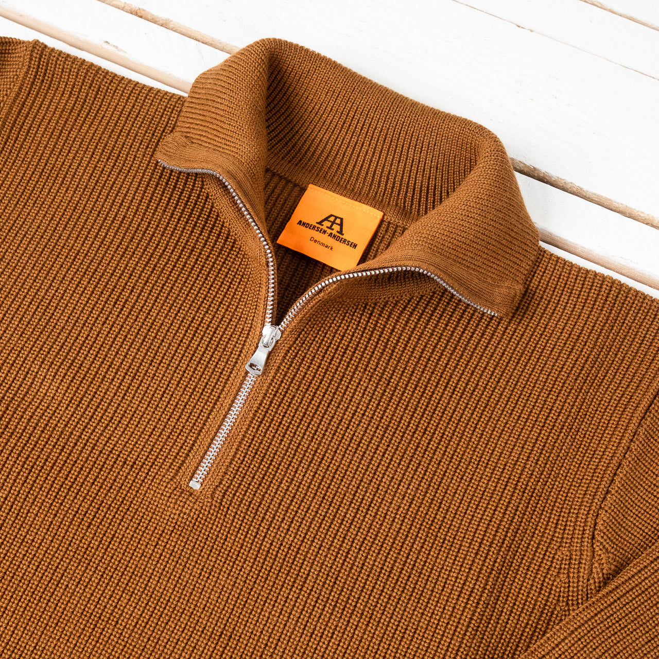 Sailor Half-Zip Brown
