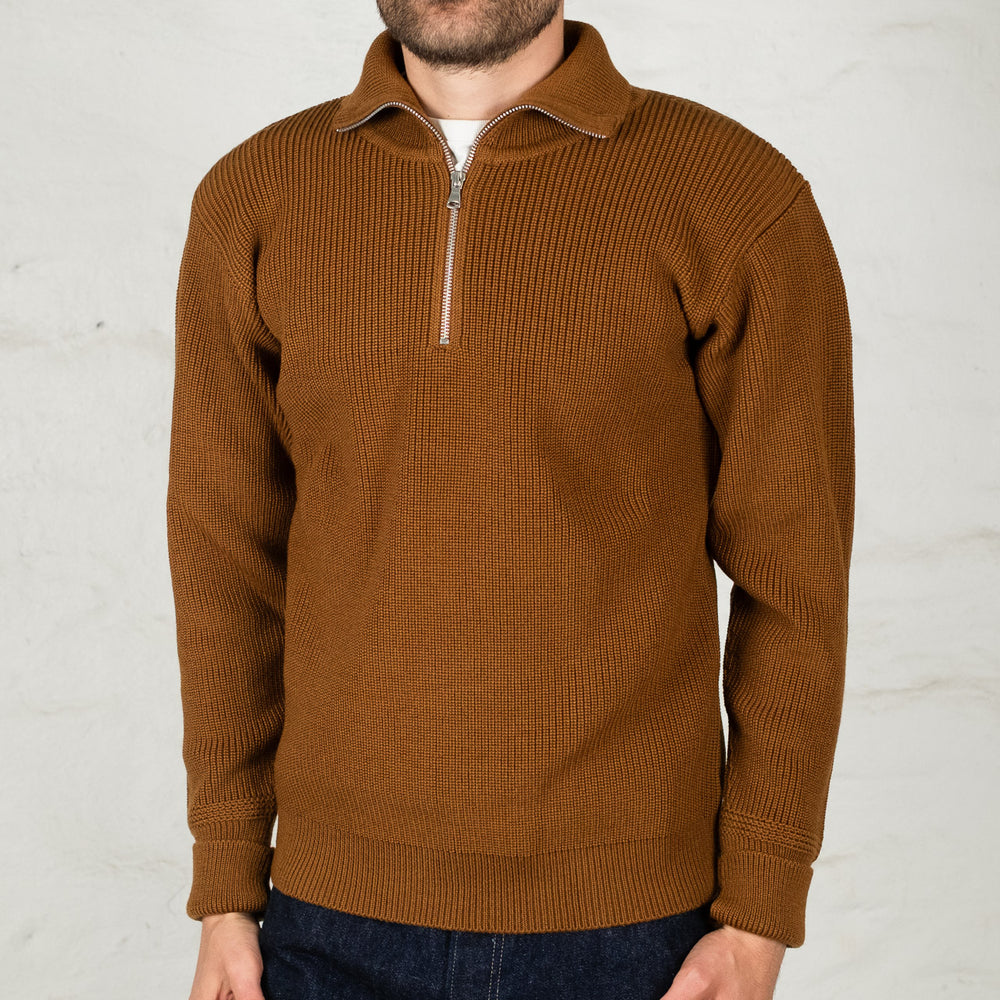 Sailor Half-Zip Braun