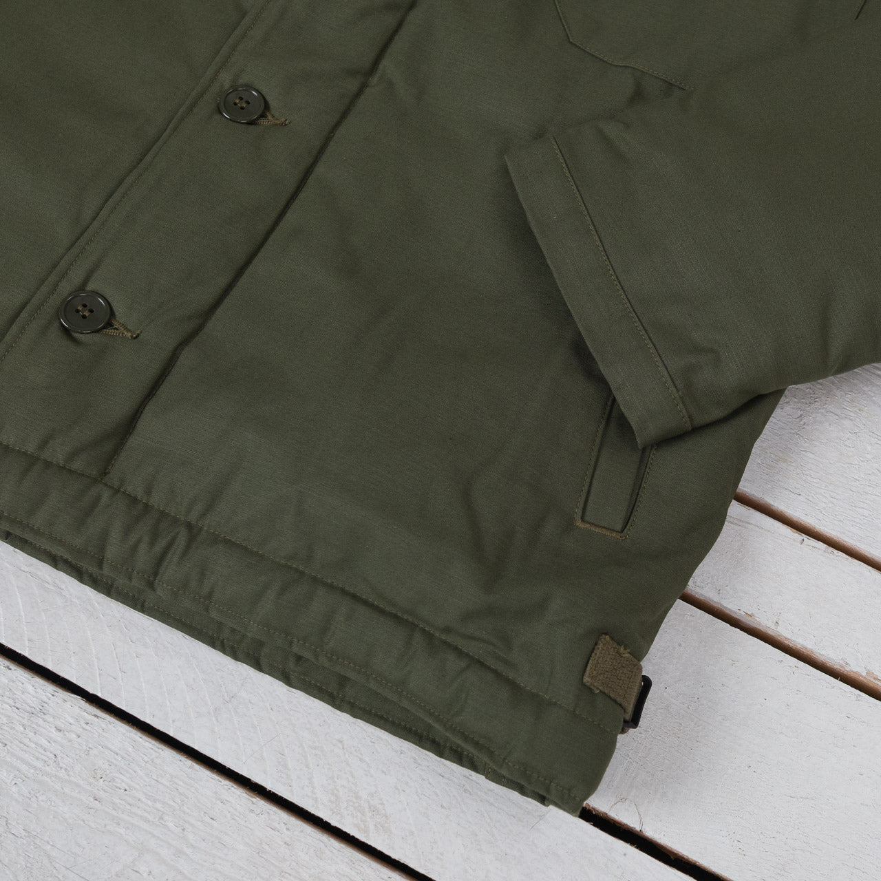 A-2 Deck Jacket "U.S. NAVY" Olive Drab