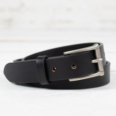 Belt Slim Garrison Black/Nickel