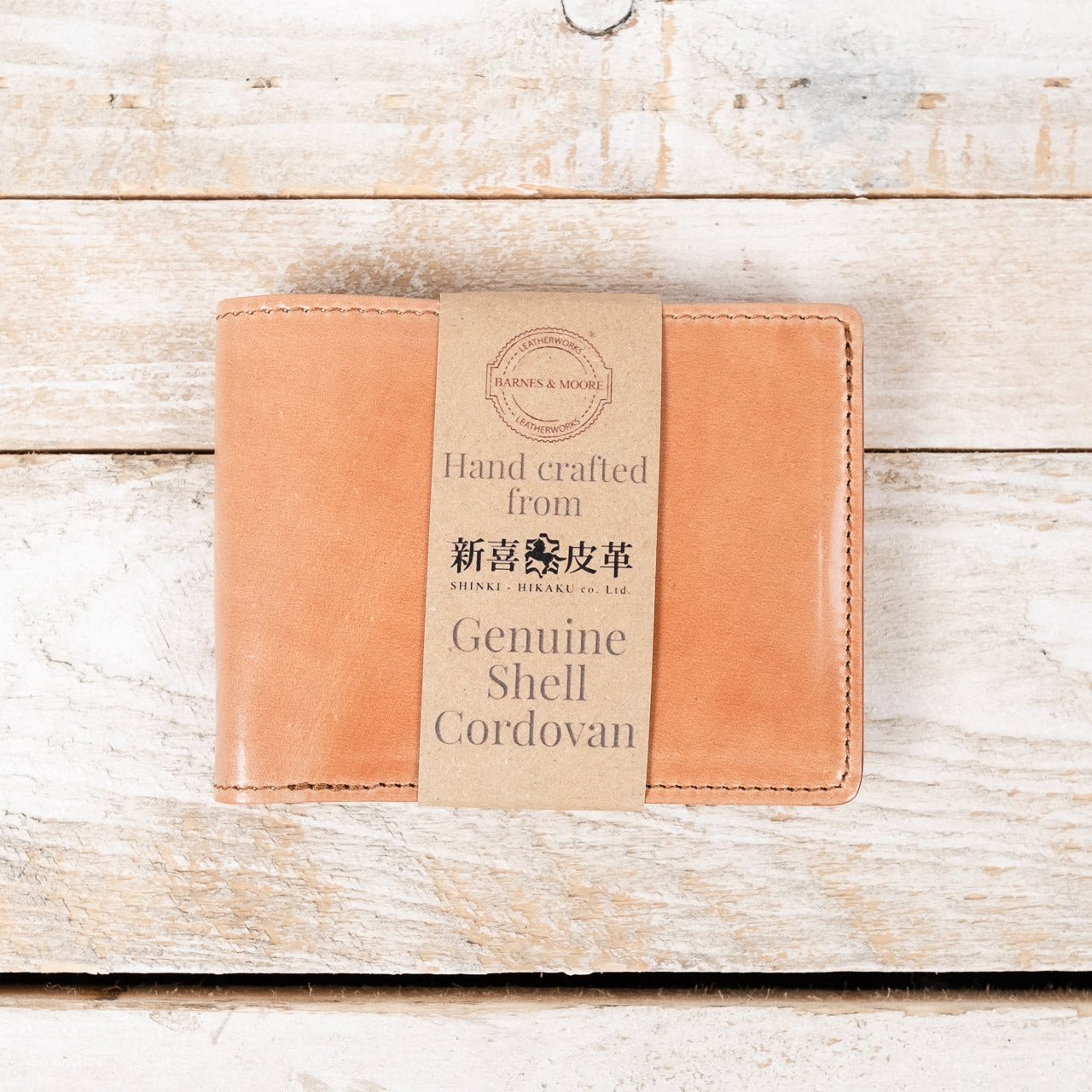 Longshore Coin Geldbeutel Shinki Shell Cordovan Tan
