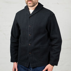 Rasp Dobby Utility Jacket Sumi Black