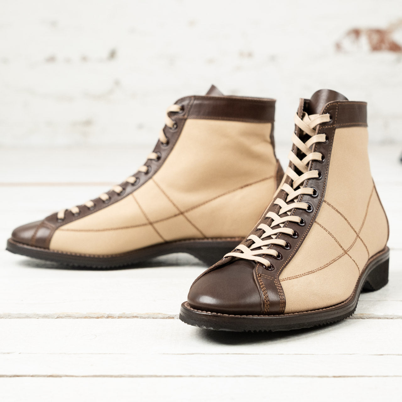 Henry Boot Canvas Brown