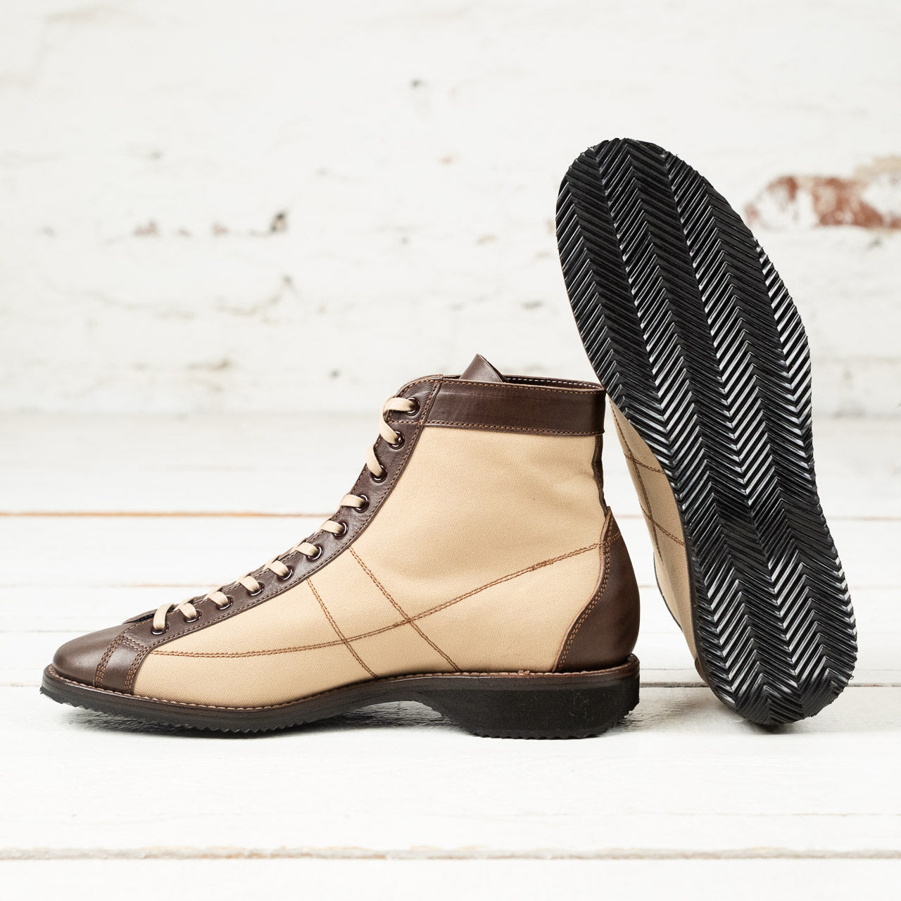 Henry Boot Canvas Brown