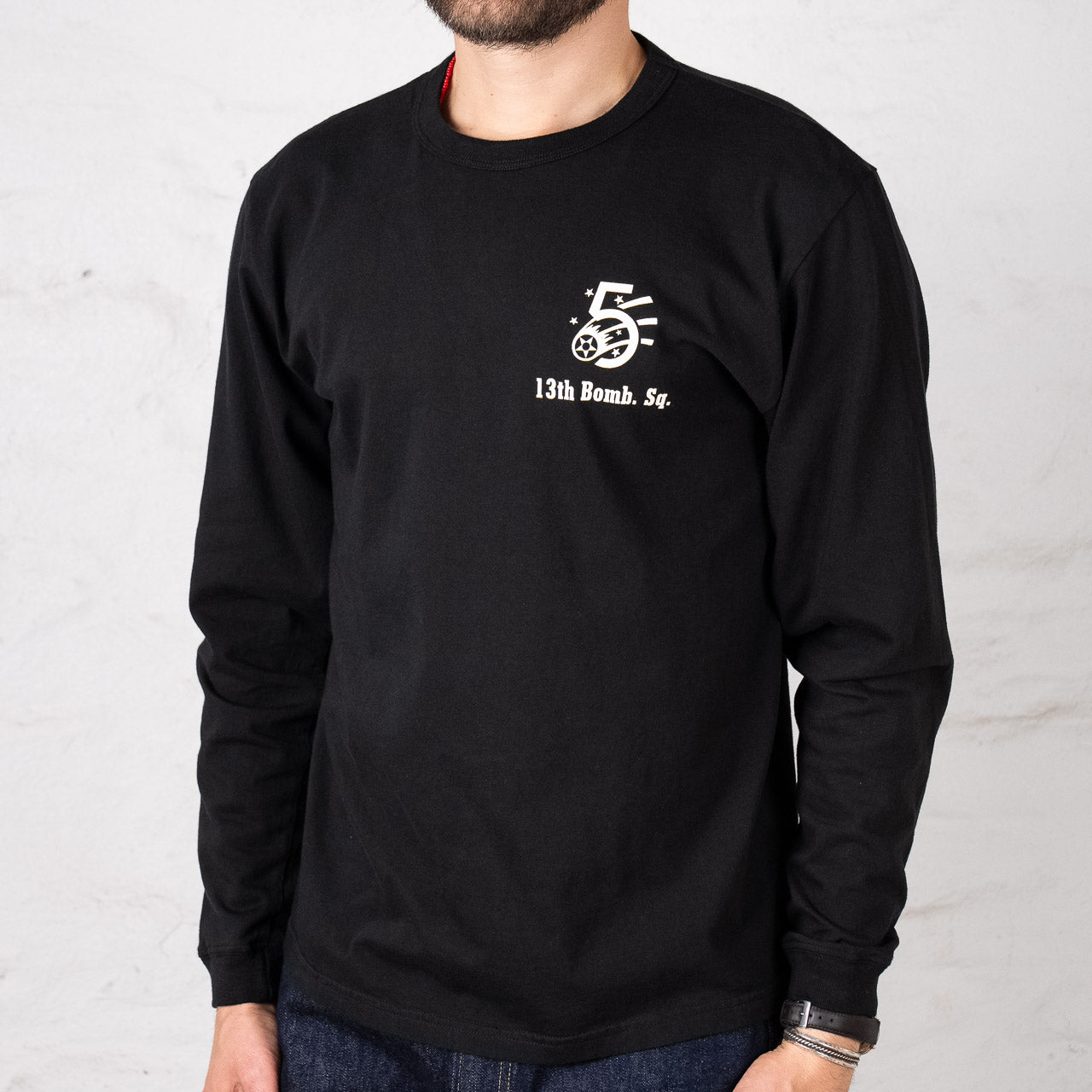 L/S Tee 13th Bomb. Sq. – Grim Reapers Black