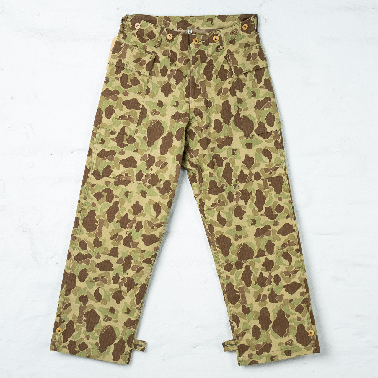 Trousers, Herringbone Twill, Camouflage