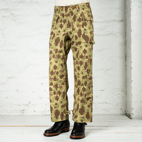 Trousers, Herringbone Twill, Camouflage