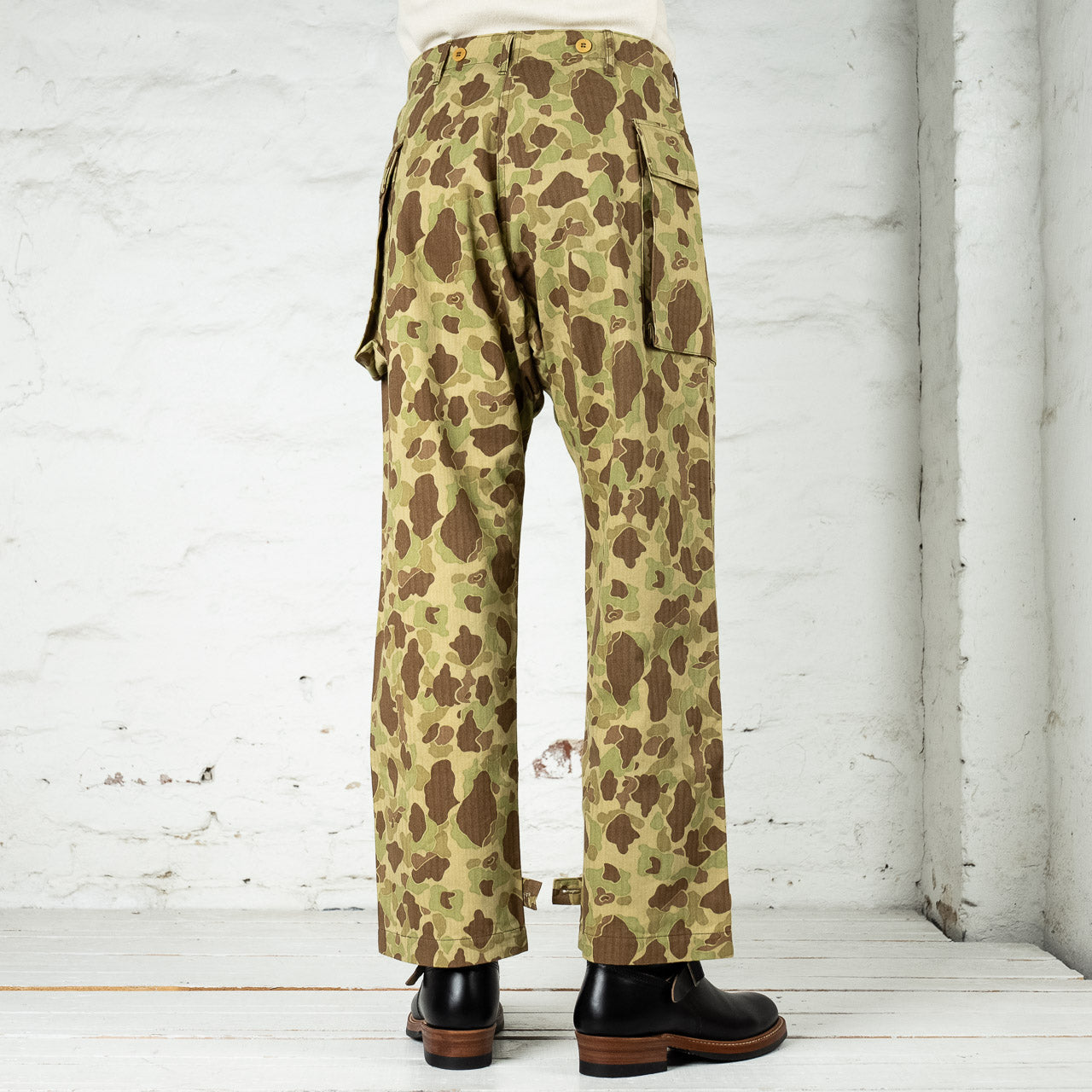 Trousers, Herringbone Twill, Camouflage