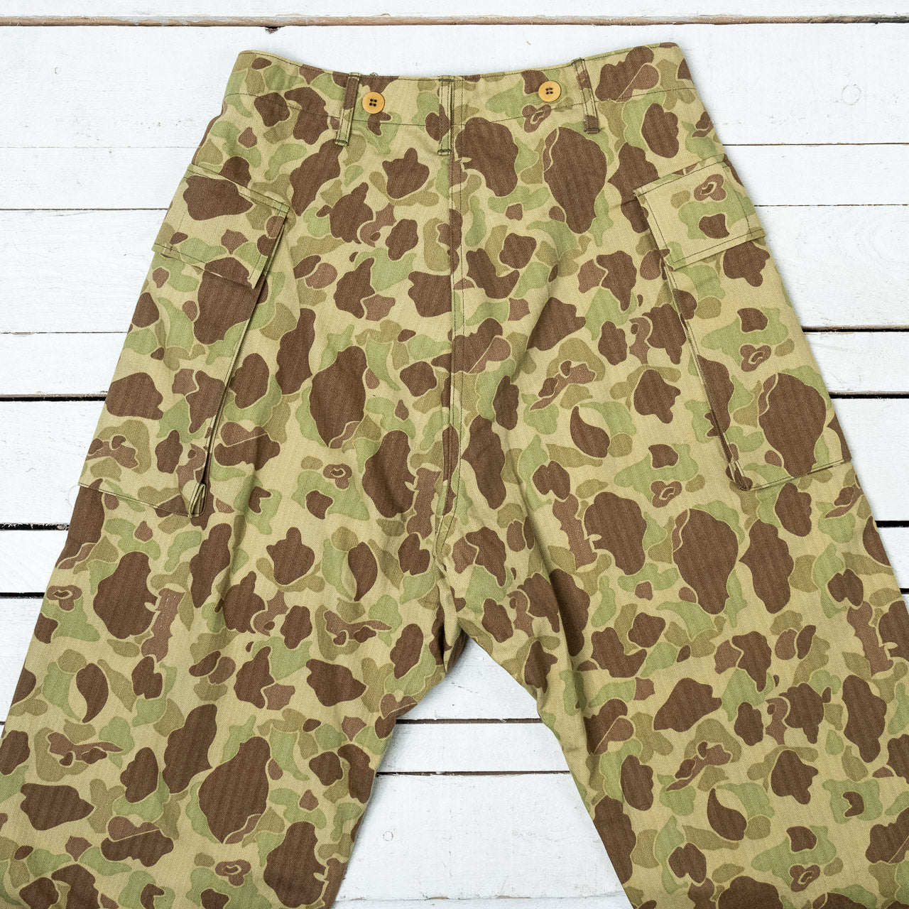 Trousers, Herringbone Twill, Camouflage