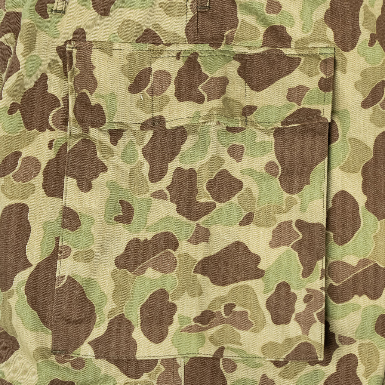 Trousers, Herringbone Twill, Camouflage