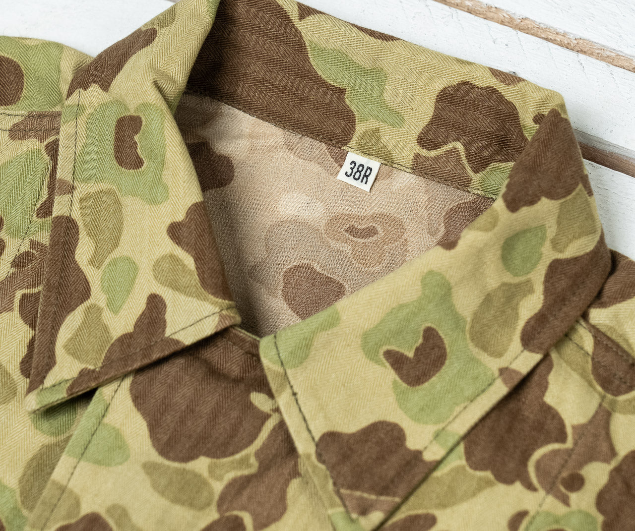 Jacket, Herringbone Twill, Camouflage