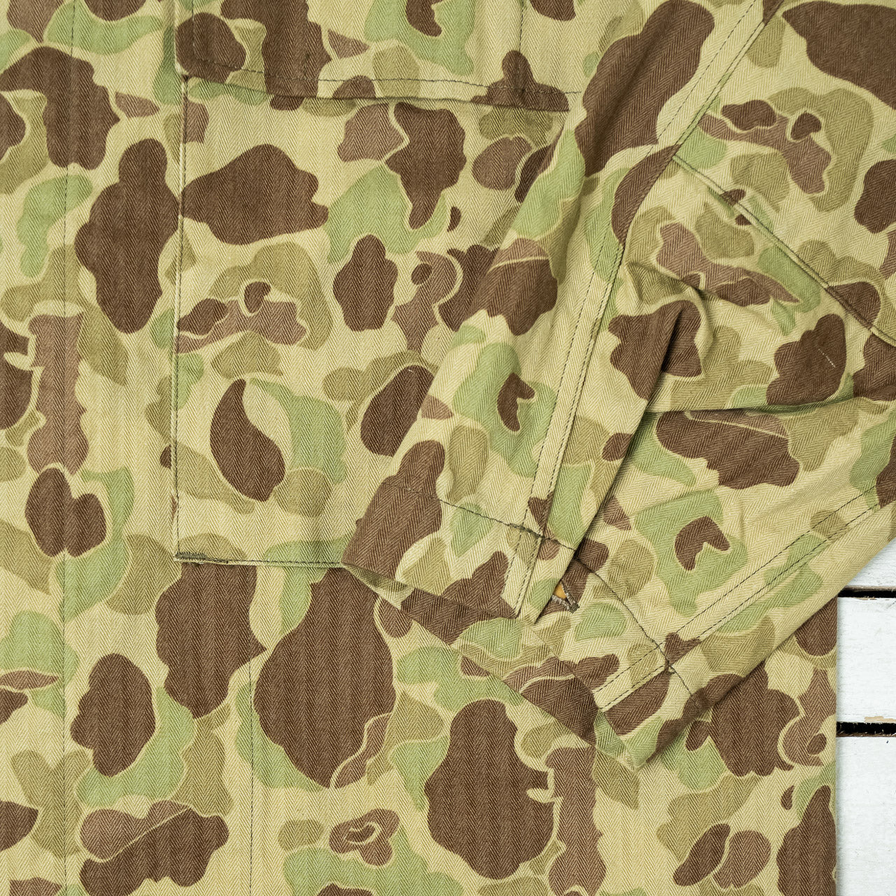 Jacket, Herringbone Twill, Camouflage