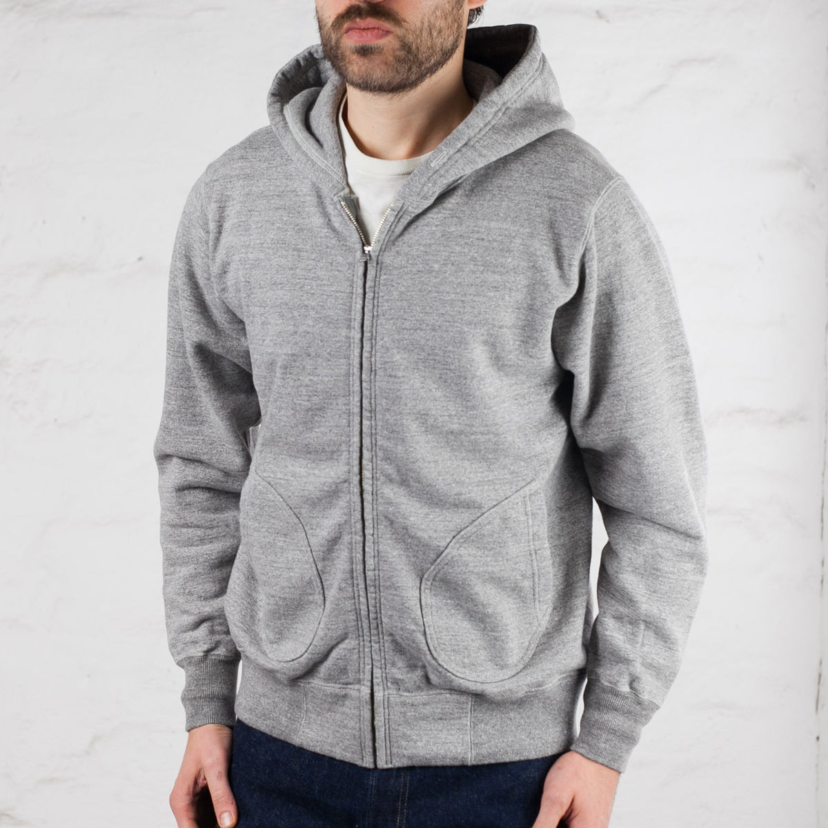 BuzzRickson_HoodedSweatjacke_g 