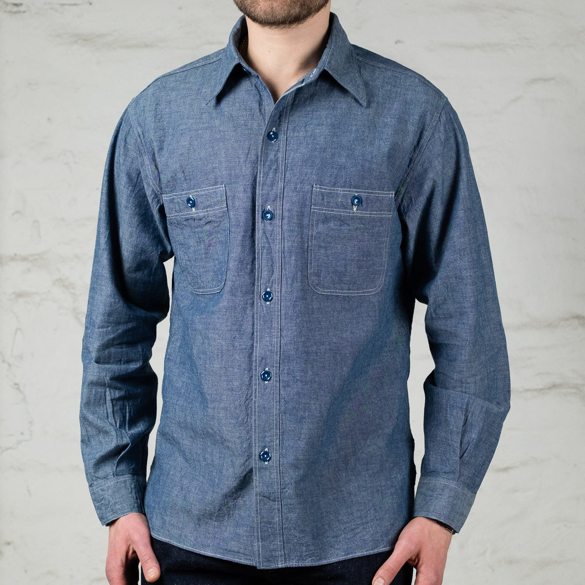 BuzzRickson_sChambrayWorkShirt 