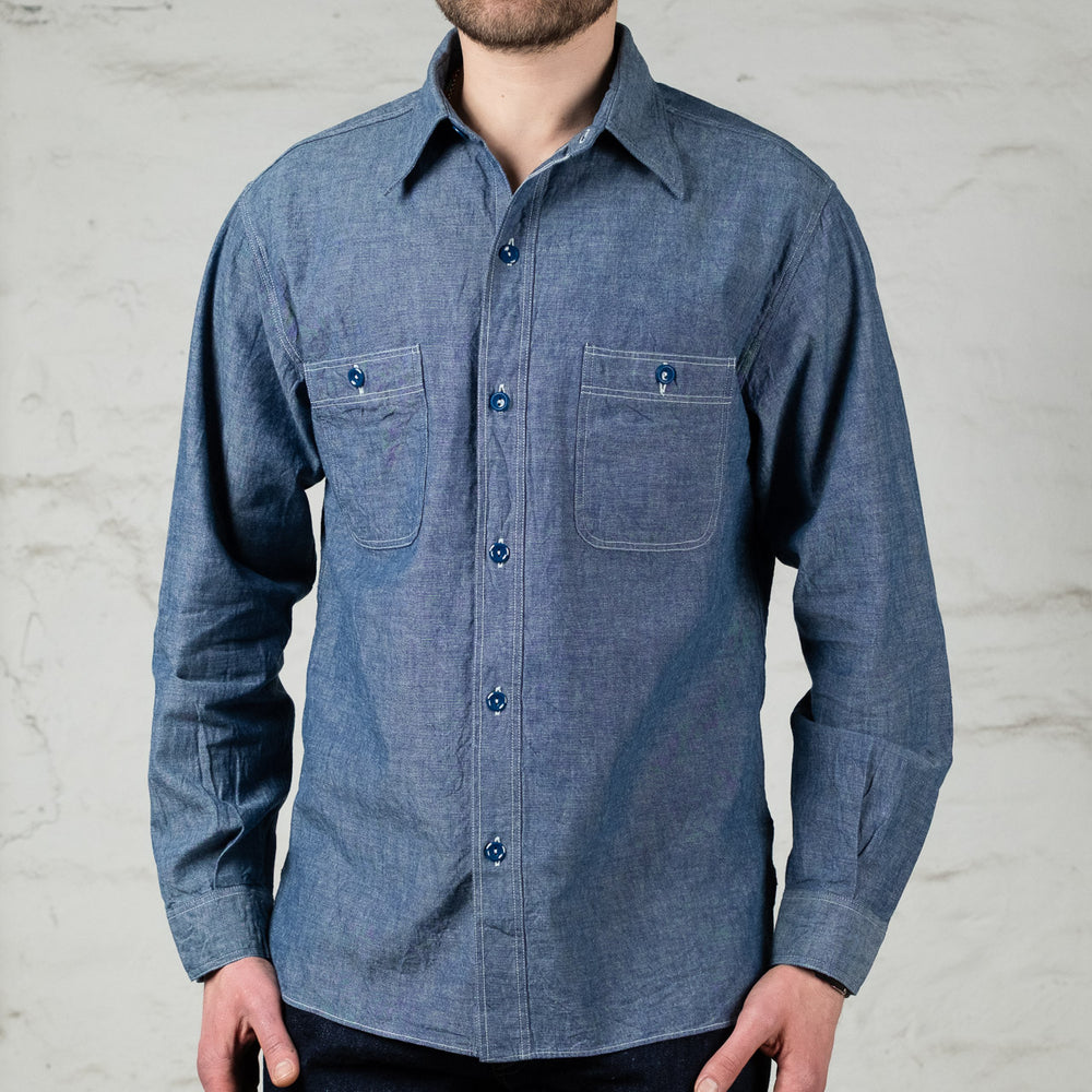 Chemise de travail en chambray
