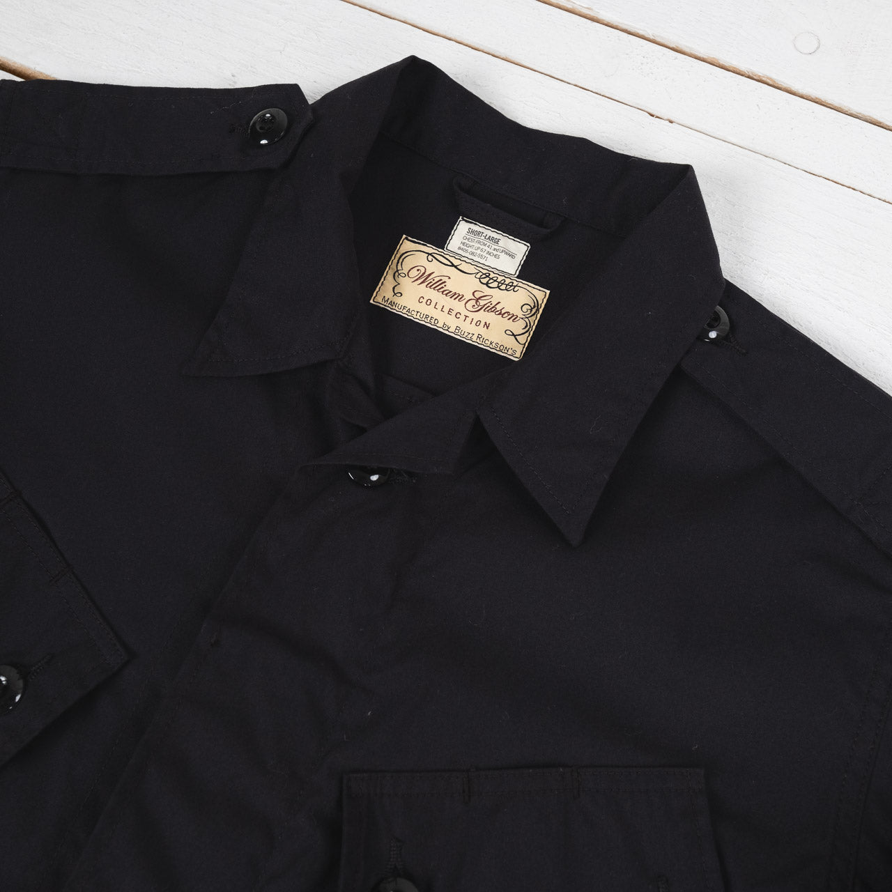William Gibson Combat Tropical Jacket Black