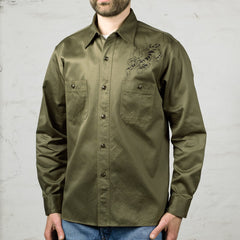 HBT Work Shirt Stencil Flying Tigers