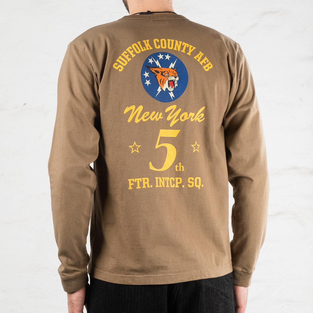 L/S Tee 5th FTR. INTCP. SQ Khaki 