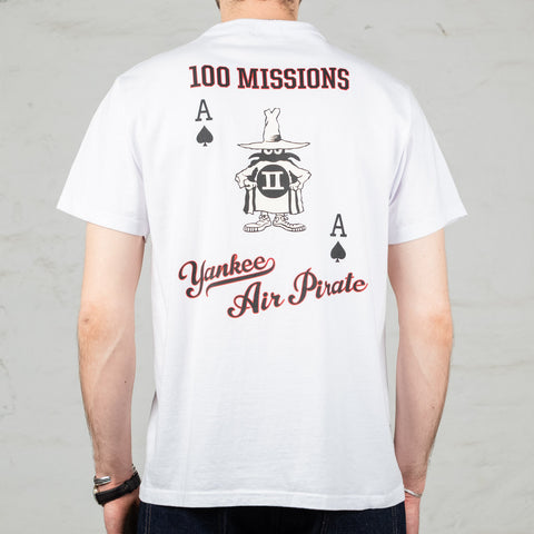 S/S T-Shirt Yankee Air Pirate White