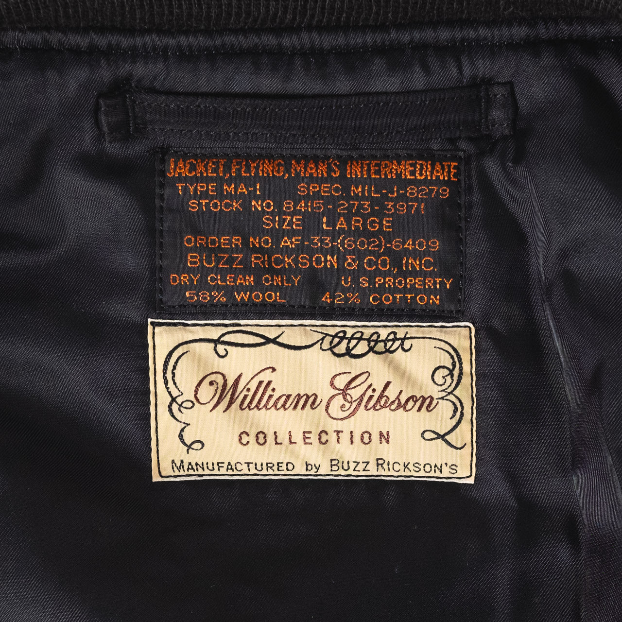 William Gibson MA-1 Albert Turner &amp; Co. Model Black