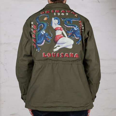 M-1943 Dragon & Lady Jacket Hand Painted