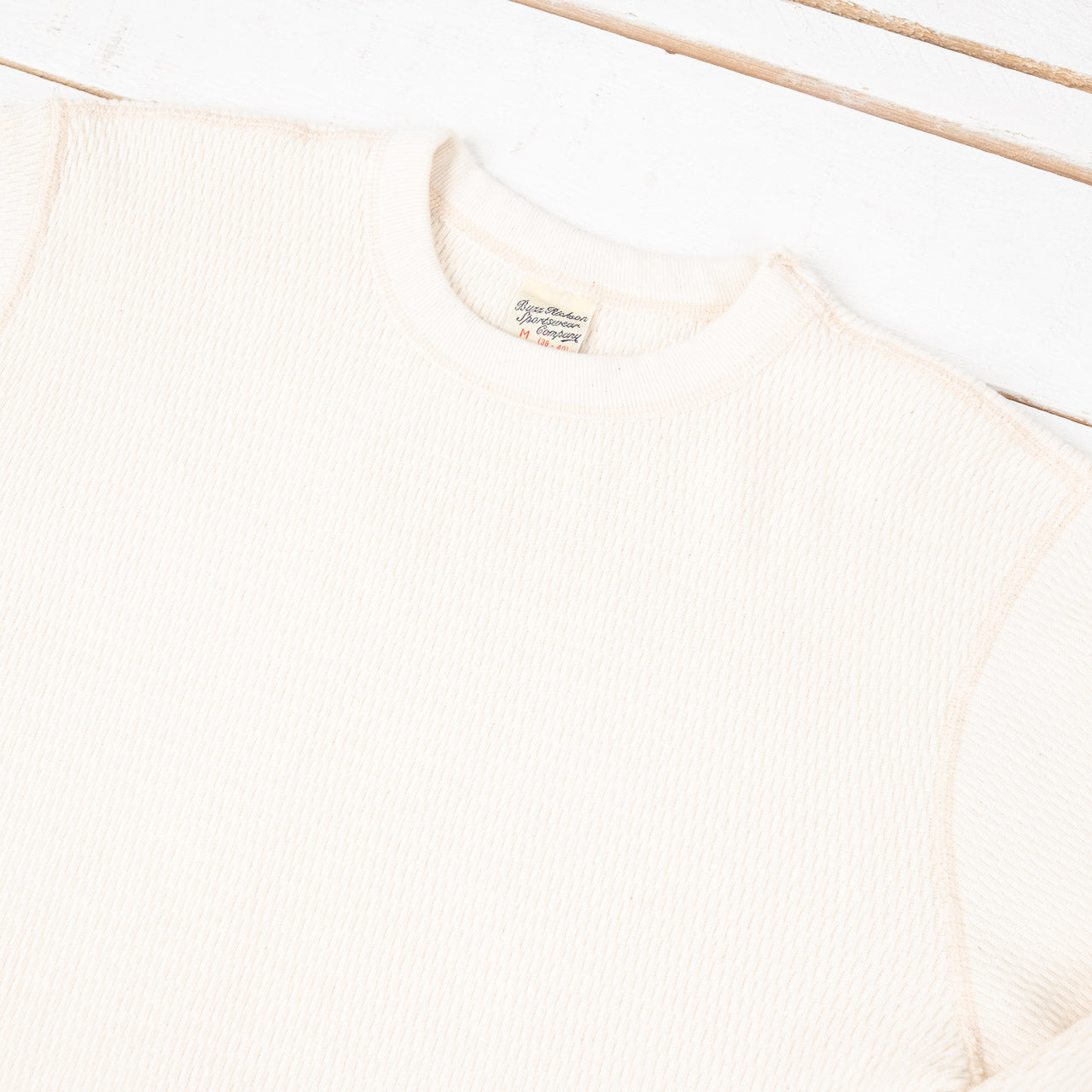 Thermal Plain T-Shirt Natural