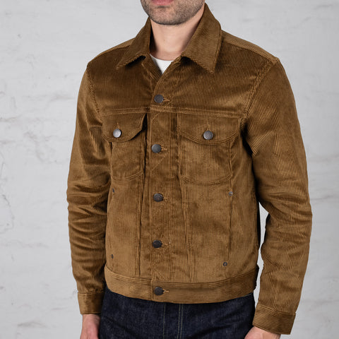 Classic Trucker Jacket Gold Corduroy 
