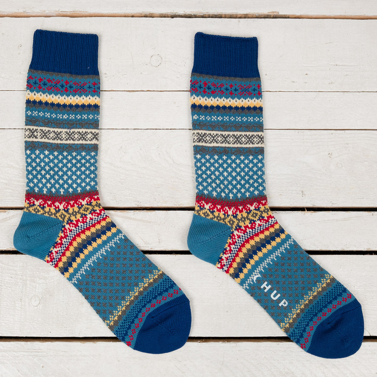 Skog Cotton Cobalt socks