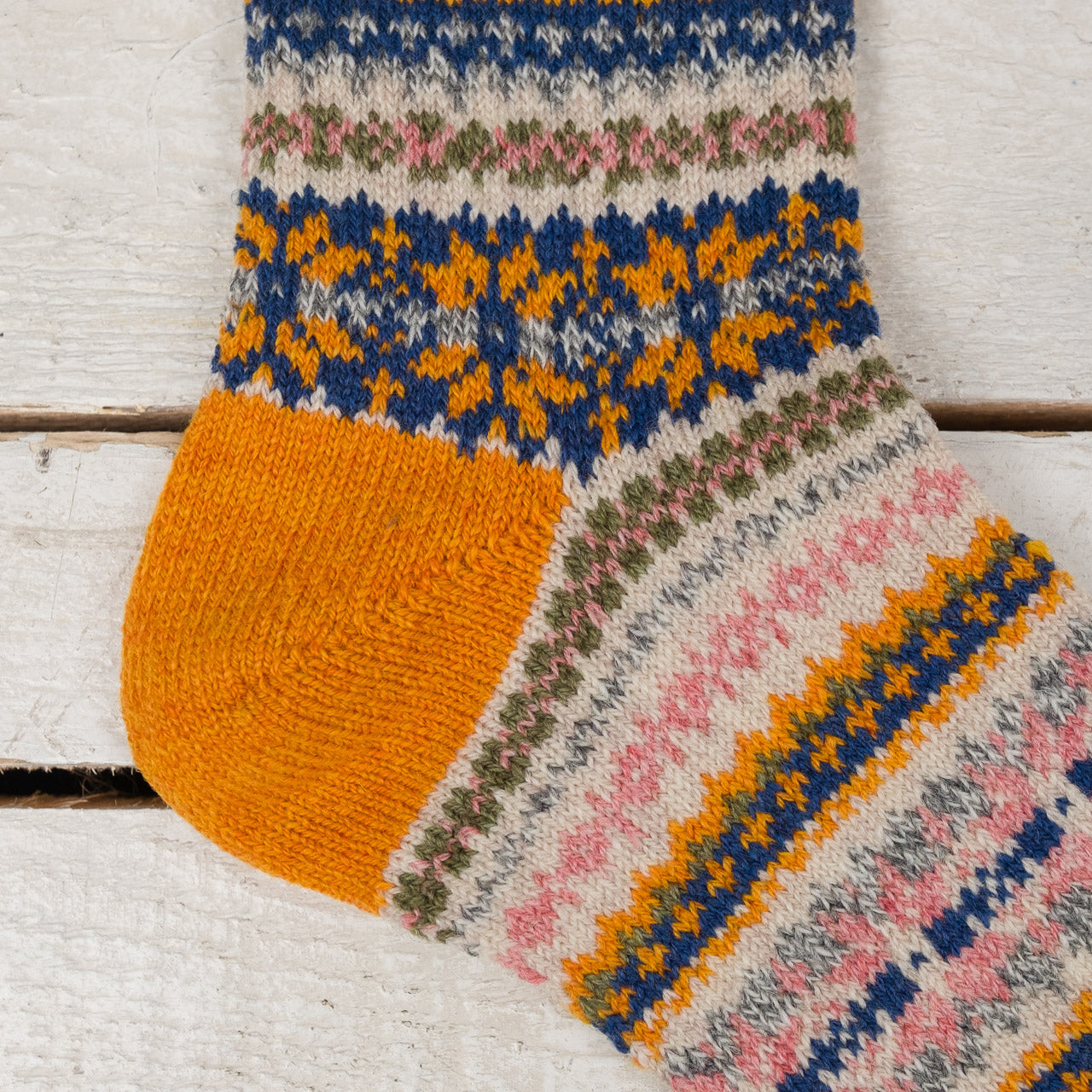Fair Snow Wool Oatmeal Socks