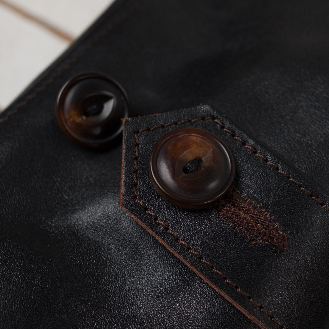Horsehide "The Chief" Black/Brown