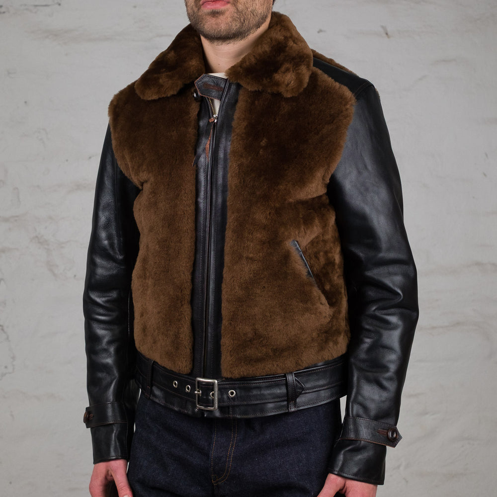 Horsehide "The Chief" Schwarz/Braun