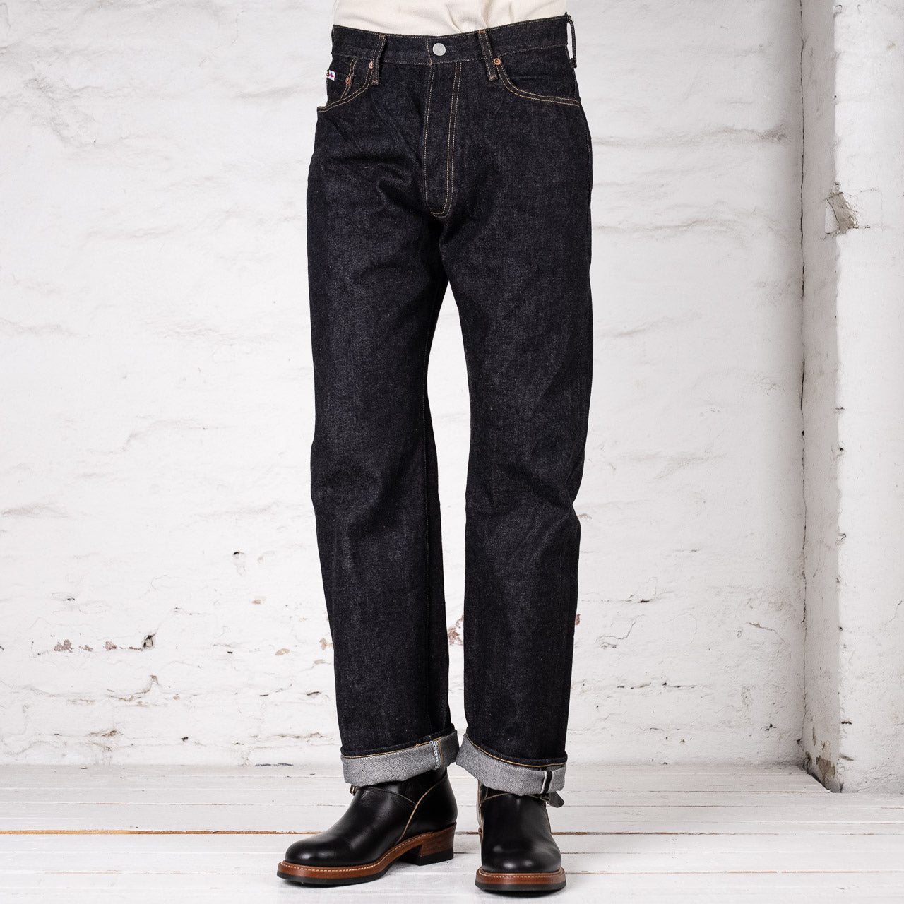 SD-102CB 15 oz. Cinch-Back Jeans Loose Straight