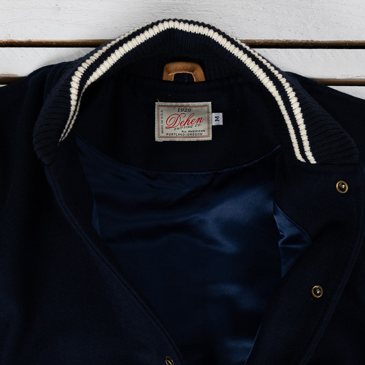 Varsity Jacket Navy / Tan