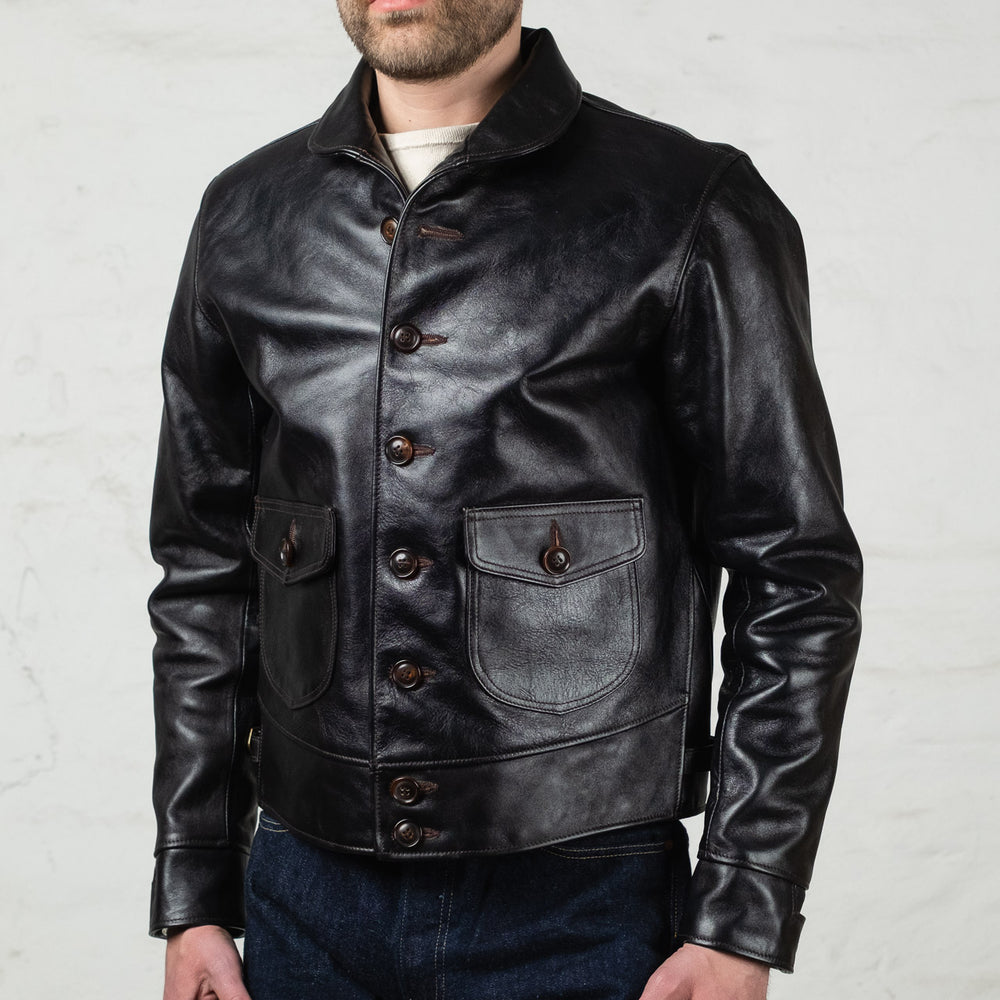 Horsehide "Classic 1920s" Schwarz